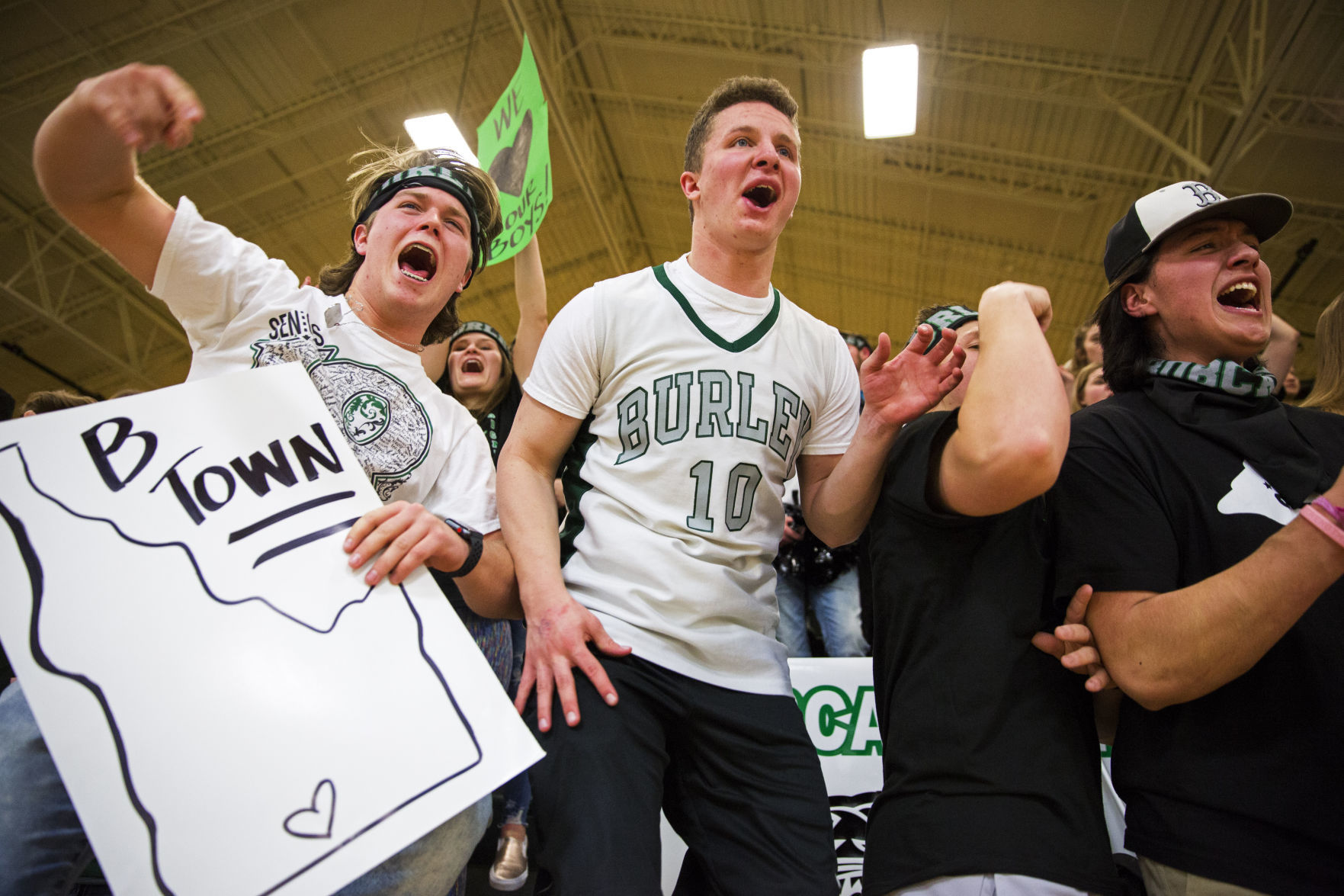 Burley vs. Vallivue state basketball